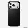 NOMAD Funda Modern de piel para iPhone 17 Pro MagSafe Negro