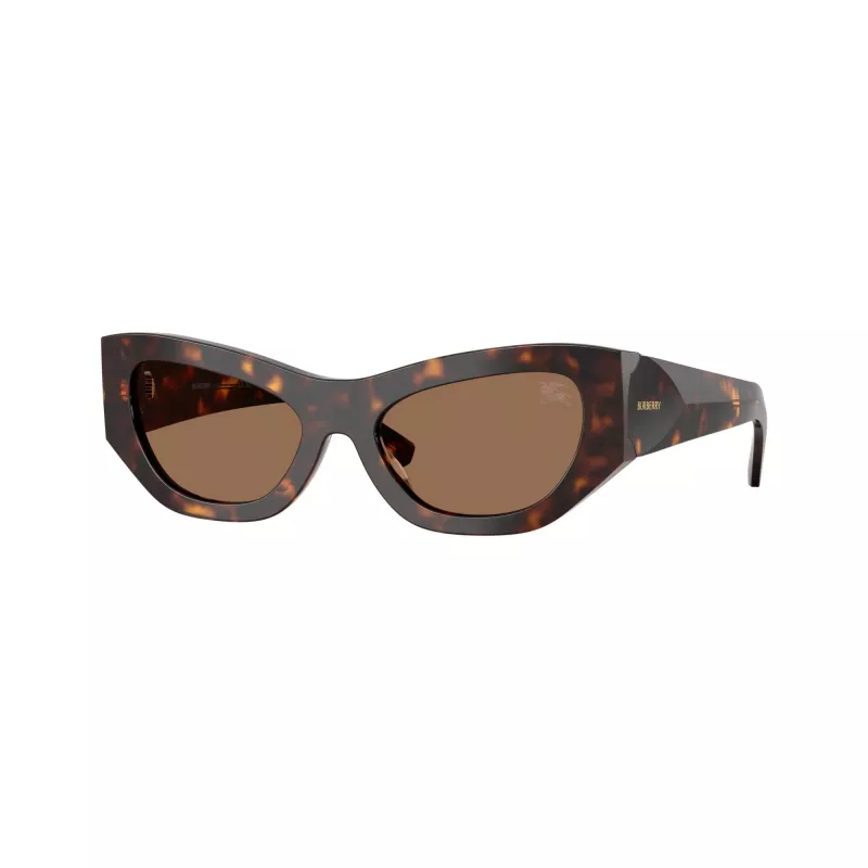 Burberry BE4450U300273 Gafas de sol de mujer, montura Havana oscuro, lentes degradadas marrones, 54-19-140 mm