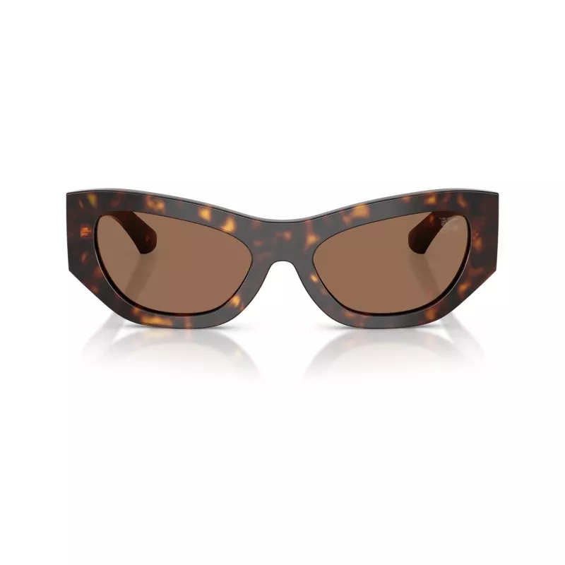 Burberry BE4450U300273 Gafas de sol de mujer, montura Havana oscuro, lentes degradadas marrones, 54-19-140 mm