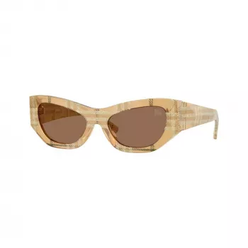 Burberry Mujer BE4450U415773 Gafas de sol cuadradas, Havana/Marrón degradado, 54mm