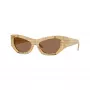 Burberry Mujer BE4450U415773 Gafas de sol cuadradas, Havana/Marrón degradado, 54mm