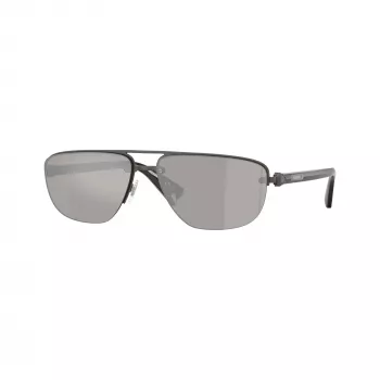 Burberry BE3164-13166G Gafas de sol Pilot de hombre, montura negra, lentes degradadas grises, 62mm