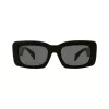 Gafas de sol de mujer Versace VE4444UGB187, montura negra, lentes grises degradadas, 54mm
