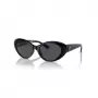 Gafas de sol de mujer Versace VE4455U GB1/87, montura negra, lentes grises, 53-19-140 mm