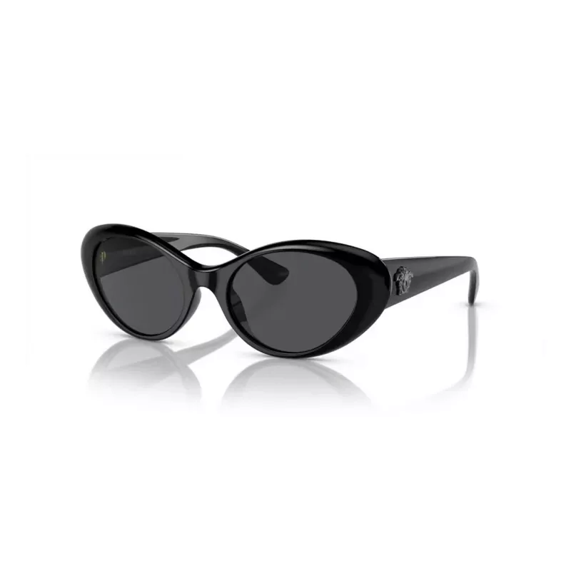 Gafas de sol de mujer Versace VE4455U GB1/87, montura negra, lentes grises, 53-19-140 mm