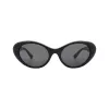 Gafas de sol de mujer Versace VE4455U GB1/87, montura negra, lentes grises, 53-19-140 mm