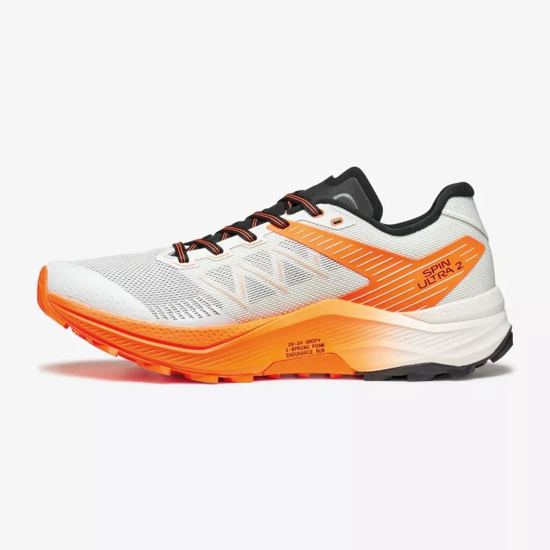 Zapatillas de trail running Scarpa Spin Ultra 2 - Ice Orange/Fluo Yellow - EU 46
