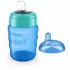 Vaso de aprendizaje Philips AVENT Easy Sip, 9M+, 260 ml, boquilla de silicona, azul