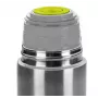 Botella termo isotérmica de acero inoxidable IBILI, 1000 ml, plata cepillada