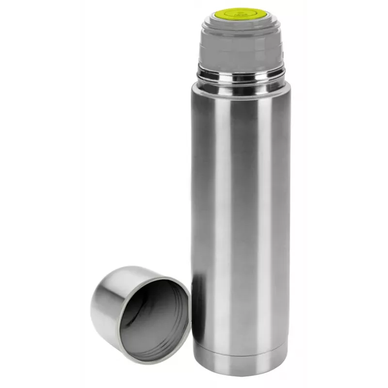Botella termo isotérmica de acero inoxidable IBILI, 1000 ml, plata cepillada