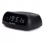Radio reloj AIWA CR-09J FM con doble alarma, pantalla LED, negra