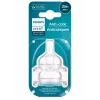 Tetinas de silicona Philips Avent anticólicos para biberón, flujo medio, 3M+, pack de 2