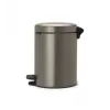 Cubo de pedal Brabantia NewIcon 5 litros, Platinum