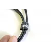 Rollo de bridas de cable con velcro Televes KB 8, 8 mm x 10 m, negro, reutilizable 200101