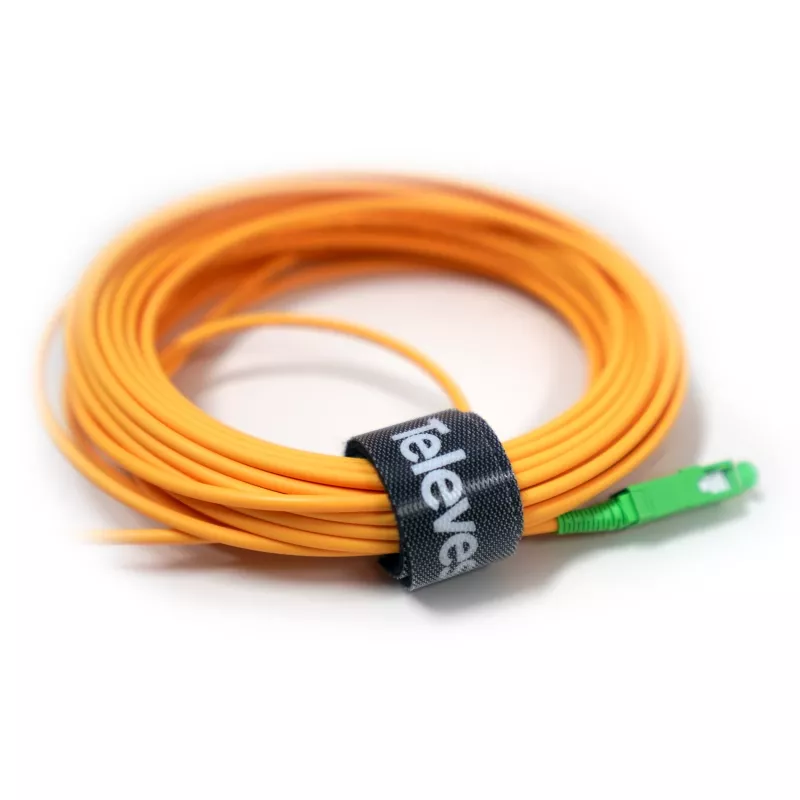 Rollo de bridas de cable con velcro Televes KB 8, 8 mm x 10 m, negro, reutilizable 200101