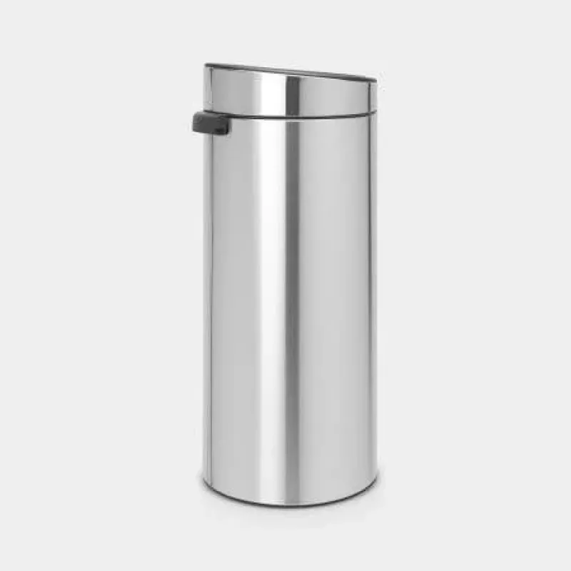 Cubo de basura Brabantia Touch Bin 30L, Matt Steel