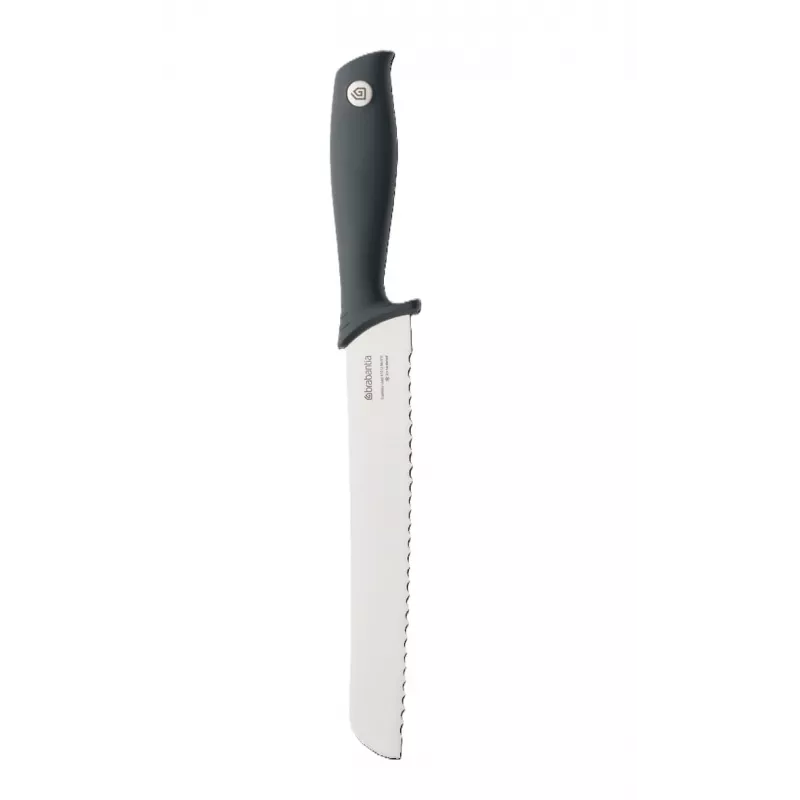 Cuchillo de pan Brabantia Profile Line XL gris oscuro