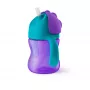 Vaso con pajita flexible Philips Avent 200 ml, 9m+, lila