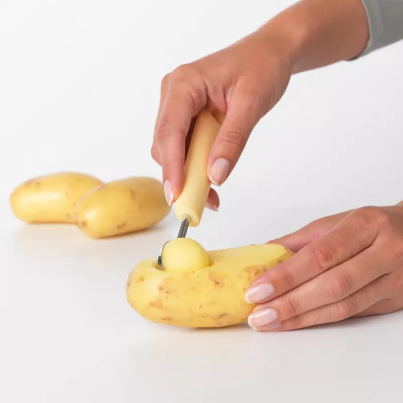 Sacabolas de melón Brabantia, amarillo vainilla