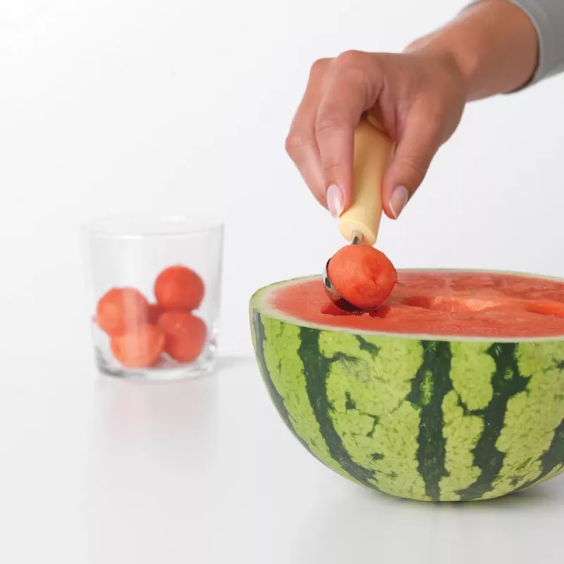 Sacabolas de melón Brabantia, amarillo vainilla