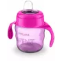 Philips AVENT Easy Sip vaso de aprendizaje con asas, 6M+, 200 ml, boquilla de silicona, rosa