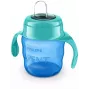 Philips AVENT Easy Sip vaso de aprendizaje con asas, 6M+, 200 ml, boquilla de silicona, verde