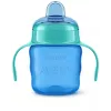 Philips AVENT Easy Sip vaso de aprendizaje con asas, 6M+, 200 ml, boquilla de silicona, verde