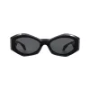 Versace VE4466UGB187 gafas de sol de hombre montura negra lentes gris oscuro 54-19-140