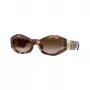 Versace VE4466U gafas de sol de hombre, cuadradas, acetato, montura negra, lentes grises, 54mm VE4466U54613B