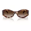 Versace VE4466U gafas de sol de hombre, cuadradas, acetato, montura negra, lentes grises, 54mm VE4466U54613B