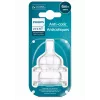 Philips Avent tetina de silicona para biberón anticólicos, flujo rápido, 6M+, pack de 2
