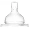 Philips AVENT tetina de silicona para biberón anticólicos 1M+, flujo lento, pack de 2