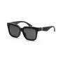 Burberry BE4419F300187 gafas de sol de mujer, rectangulares, montura negra, lentes grises, 54mm