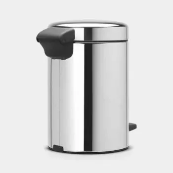 Brabantia NewIcon cubo de pedal 5L Brilliant Steel