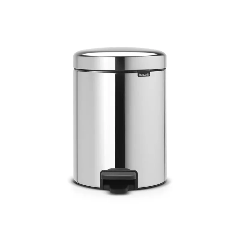 Brabantia NewIcon cubo de pedal 5L Brilliant Steel