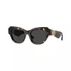 Burberry BE4423-410687 gafas de sol de mujer cat-eye, montura Havana marrón oscuro, lentes marrones degradadas, 52mm