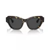 Burberry BE4423-410687 gafas de sol de mujer cat-eye, montura Havana marrón oscuro, lentes marrones degradadas, 52mm