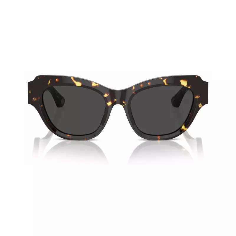 Burberry BE4423-410687 gafas de sol de mujer cat-eye, montura Havana marrón oscuro, lentes marrones degradadas, 52mm