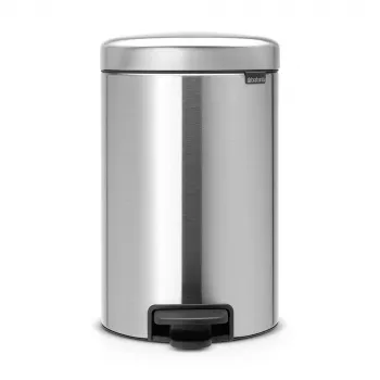 Brabantia NewIcon cubo de basura con pedal 12L Matt Steel