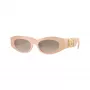 Versace VE4480U54946I gafas de sol mujer, montura Havana, lentes marrón oscuro, 51mm