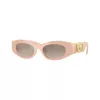 Versace VE4480U54946I gafas de sol mujer, montura Havana, lentes marrón oscuro, 51mm