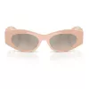 Versace VE4480U54946I gafas de sol mujer, montura Havana, lentes marrón oscuro, 51mm