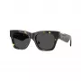 Burberry BE4424-410687 gafas de sol mujer, Cat Eye, montura gris transparente, lentes gris oscuro, 52/18/130 mm