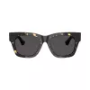 Burberry BE4424-410687 gafas de sol mujer, Cat Eye, montura gris transparente, lentes gris oscuro, 52/18/130 mm