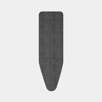 Funda de tabla de planchar Brabantia Denim Black, talla B, 124x38 cm, acolchado 8 mm