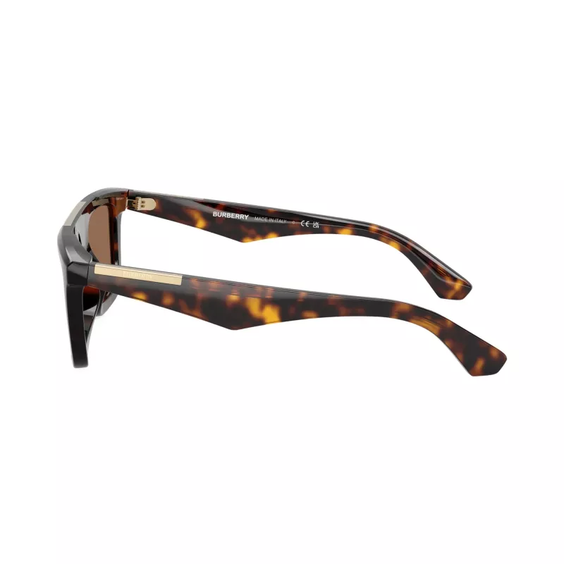 Burberry BE4451U300273 gafas de sol hombre, cuadradas, acetato, Havana, lente marrón degradado, 54-21-140