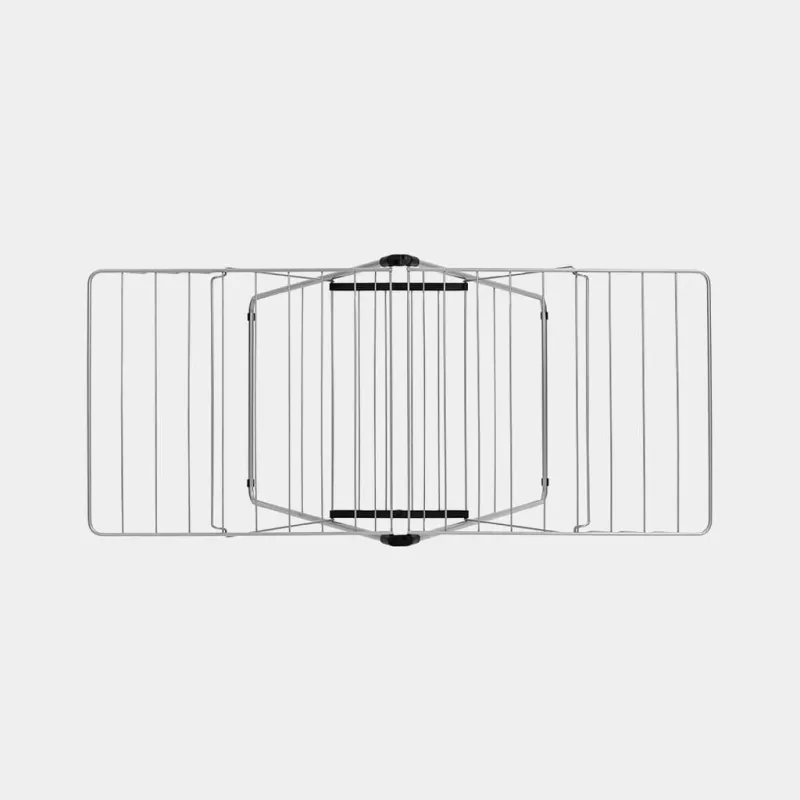 Brabantia HangOn tendedero de pared, 20 m, Metallic Grey