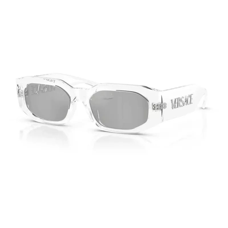 Versace gafas de sol unisex VE4489U1488V negro/gris oscuro 55-18-140