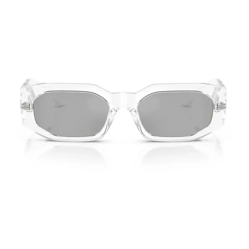 Versace gafas de sol unisex VE4489U1488V negro/gris oscuro 55-18-140