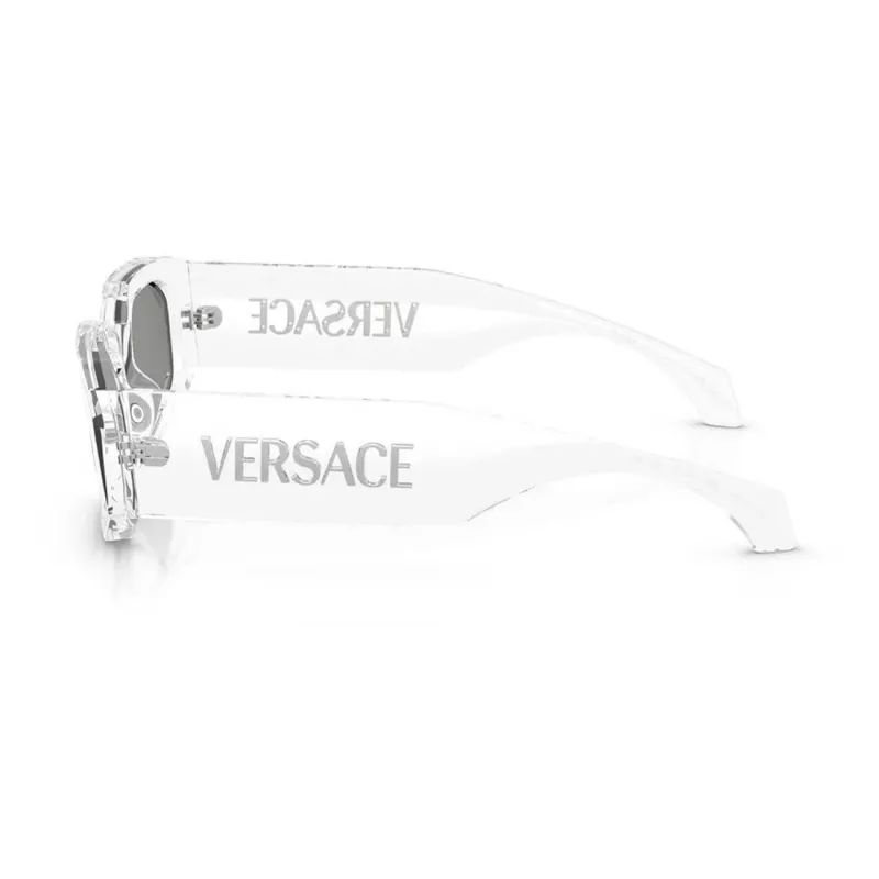 Versace gafas de sol unisex VE4489U1488V negro/gris oscuro 55-18-140